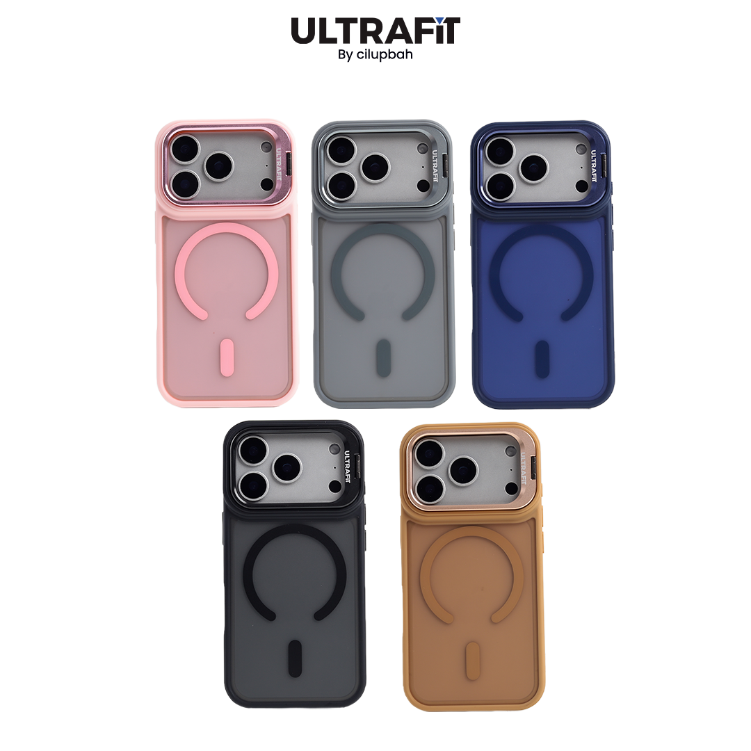 ULTRAFIT Frosted Magsafe Stand Case for iPhone