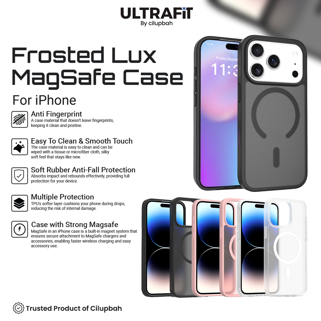 ULTRAFIT Frosted Luxe Magsafe Case for iPhone