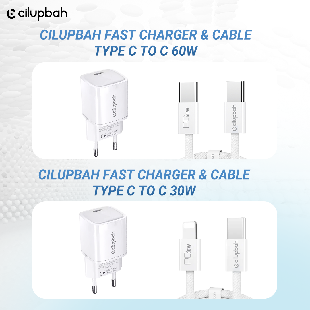 Cilupbah Adaptor(besar) + 1M C to C 60W