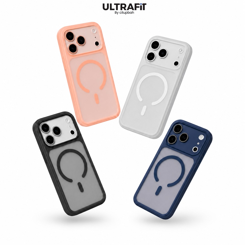 CILUPBAH Luxe Lucent Matte Magnetic Case for iPhone 13 14 15 16 17 Pro Max