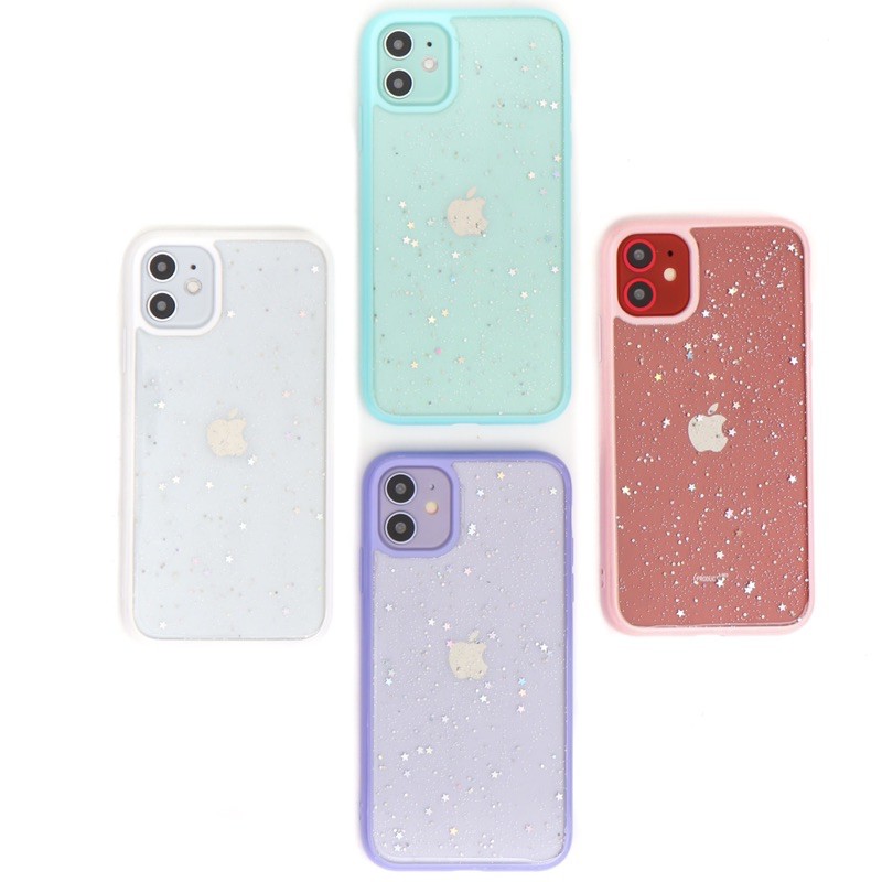 CILUPBAH Starlight Soft Case - Glitter Bling for iPhone 7 8 X XS XR 11 12 13 14 15 16 PLUS MINI PRO MAX