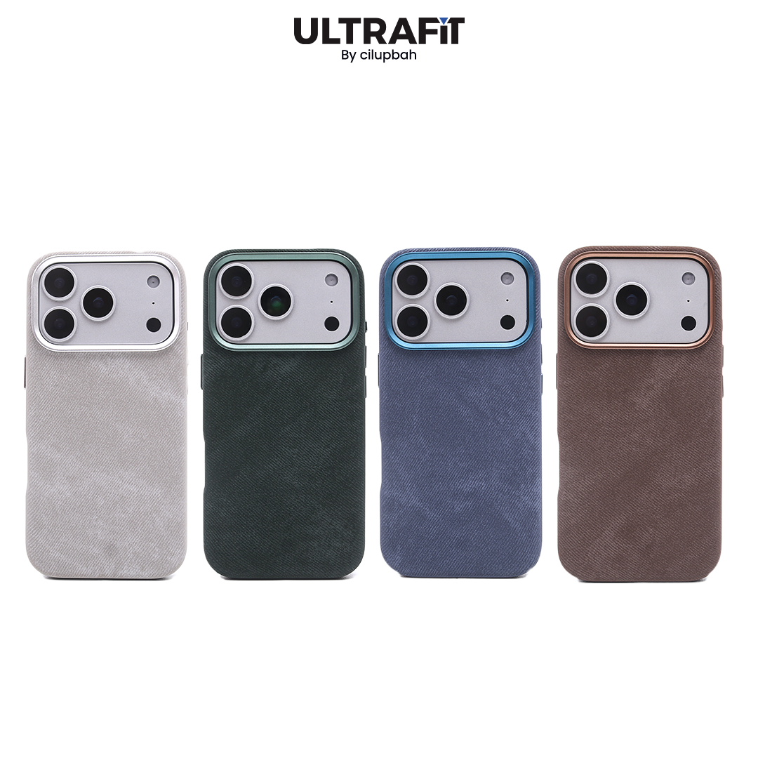 CILUPBAH Denim Leather Magsafe 11 12 13 14 15 16 Pro Max