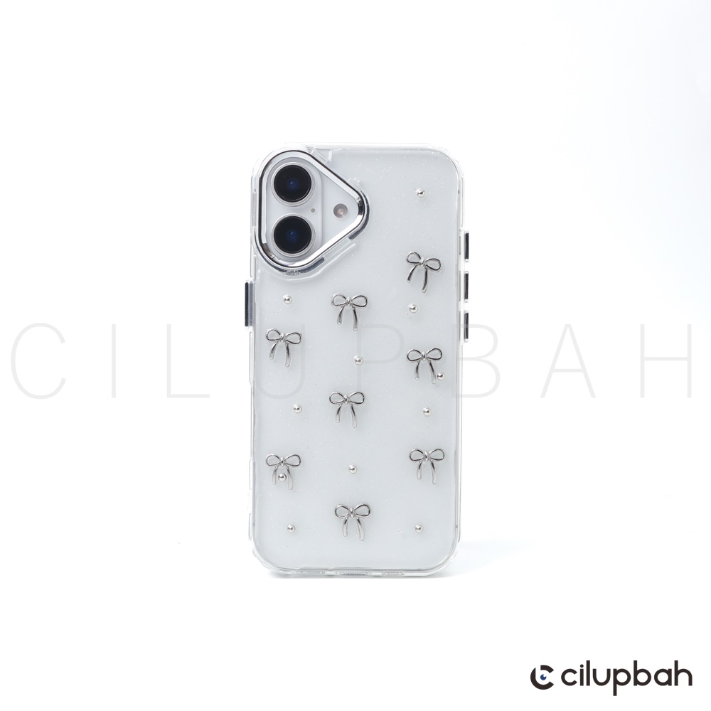CILUPBAH Clear Softcase Coquette Style for iPhone 11 12 13 14 15 16 17 Air Plus Mini Pro Max