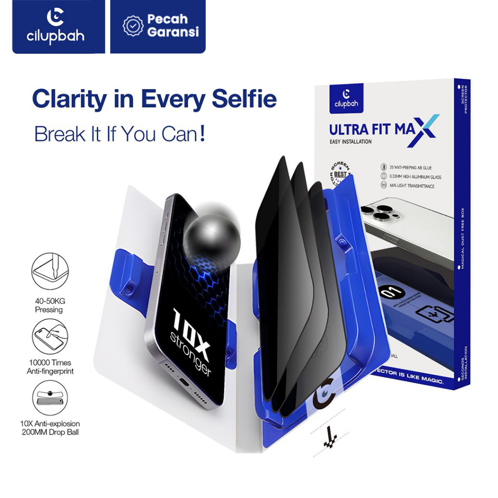 CILUPBAH Ultra Fit MaX Tempered Glass for iPhone X XS XR XSMAX 11 12 13 14 15 16 17 Air Pro Max