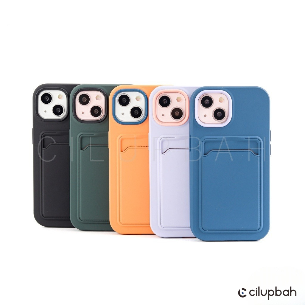 CILUPBAH Silicone Pocket with Bumper Case for iPhone 7 8 PLUS XR X XS 11 12 13 14 Pro Max