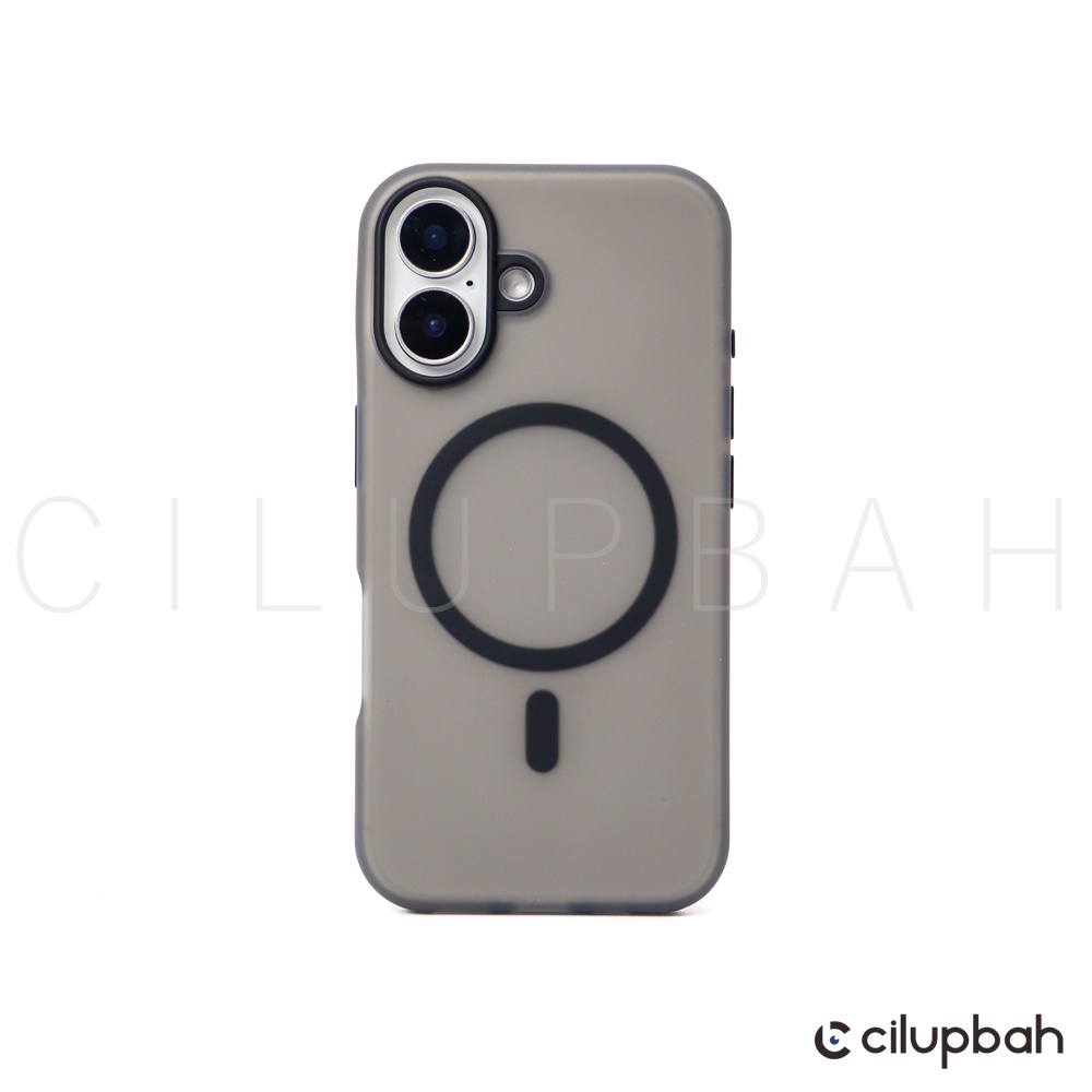 CILUPBAH Jelly Frosted Magsafe Case for iPhone 11 12 13 14 15 16 17 Air Plus Pro Max