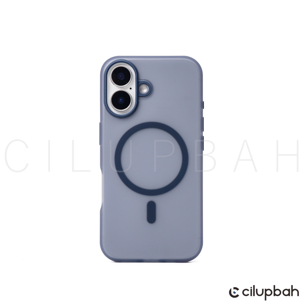 CILUPBAH Jelly Frosted Magsafe Case for iPhone 11 12 13 14 15 16 17 Air Plus Pro Max