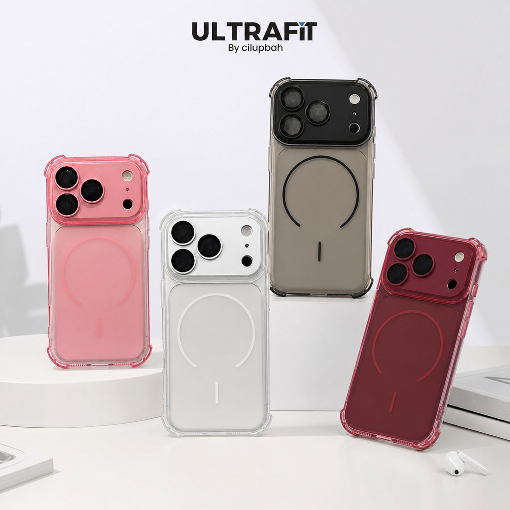 CILUPBAH Transparant Bumper Circle Case for iPhone 11 12 13 14 15 16 17 Pro Max