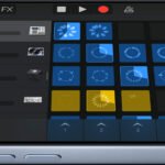 Tampilan layar iPhone 18 Pro berwarna glacier yang menjalankan aplikasi Logic Pro.